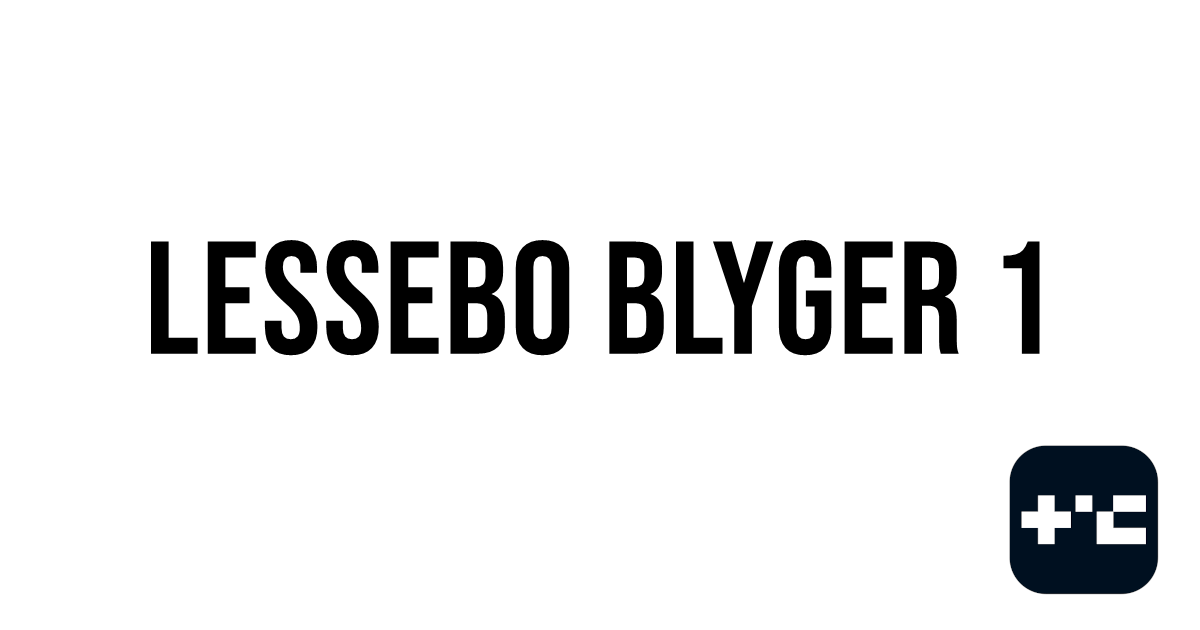 LESSEBO BLYGER 1 - Fastighetsrapport | TIC - The Intelligence Company